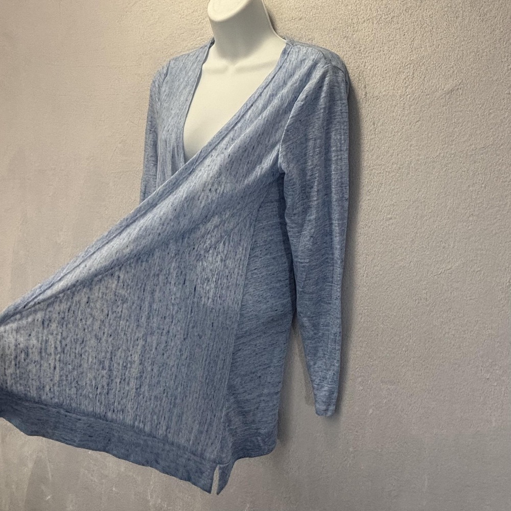 NWT Tahari 100% Linen Open Front Cardigan Womens Small Lightweight Beachy NEW - Picture 10 of 12